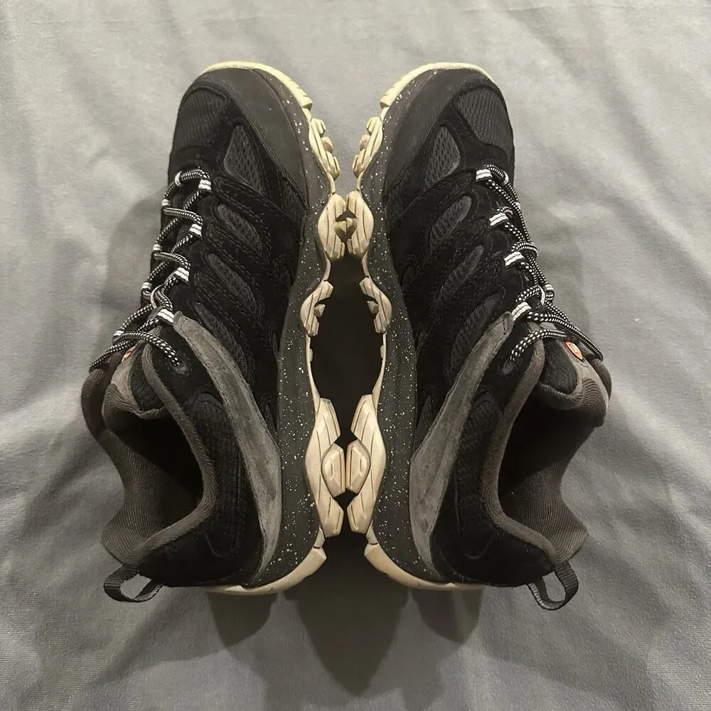 Merrell Moab 3 Hiking Shoes Mens 11 J036281W Athletic Suede Black Gray Vibram